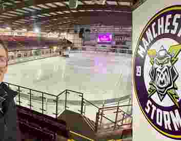 ӣƵ student takes up media role at Manchester Storm ice hockey club